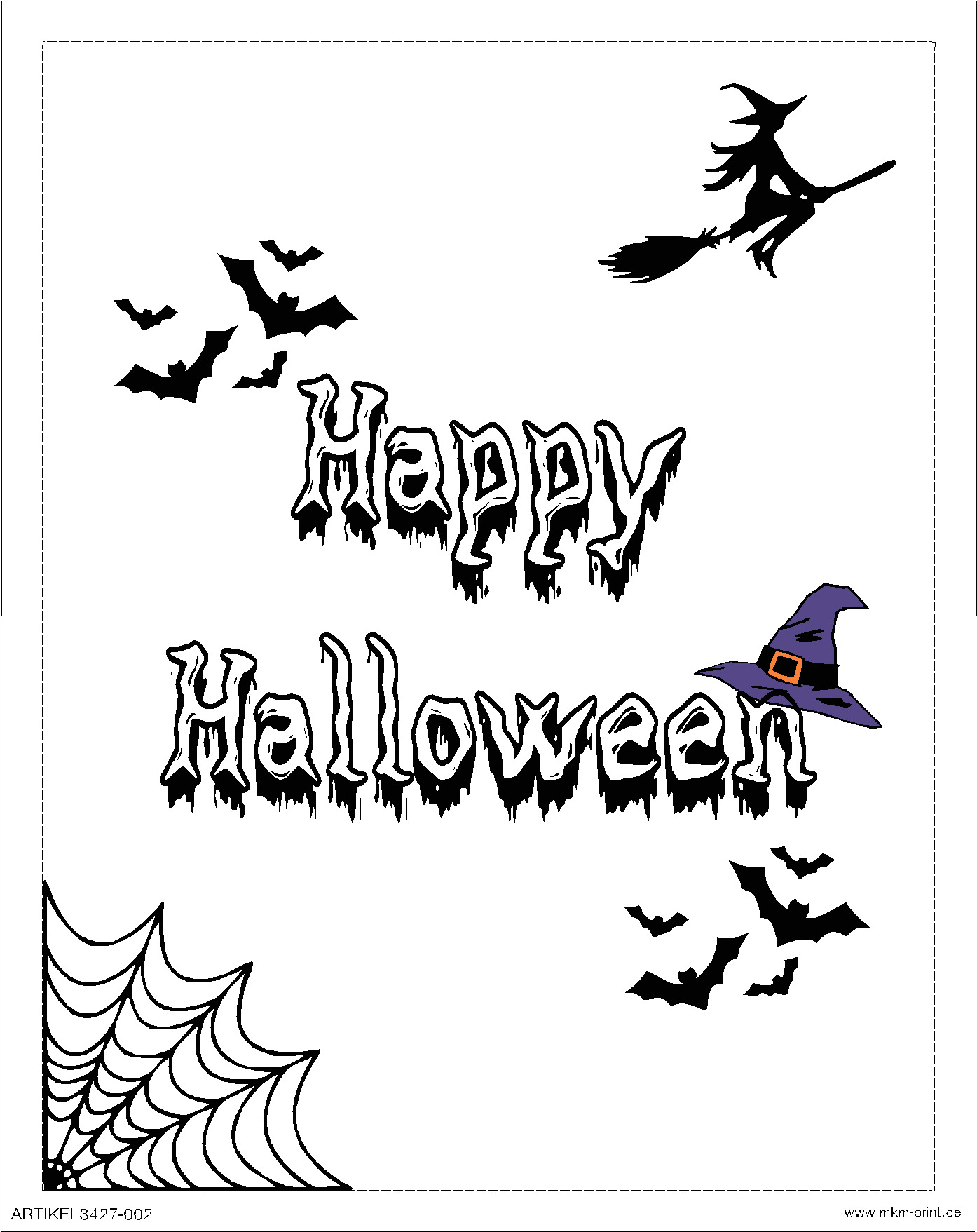 Flaschensticker "Halloween"