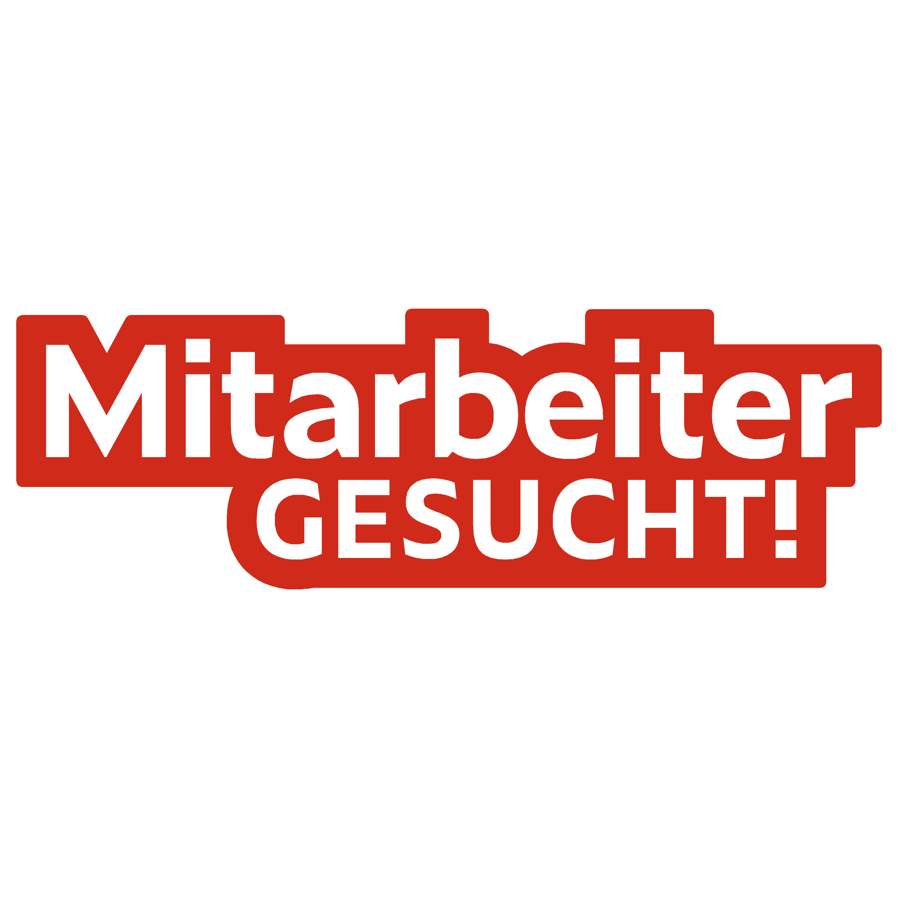 Aufkleber "Mitarbeiter gesucht!"