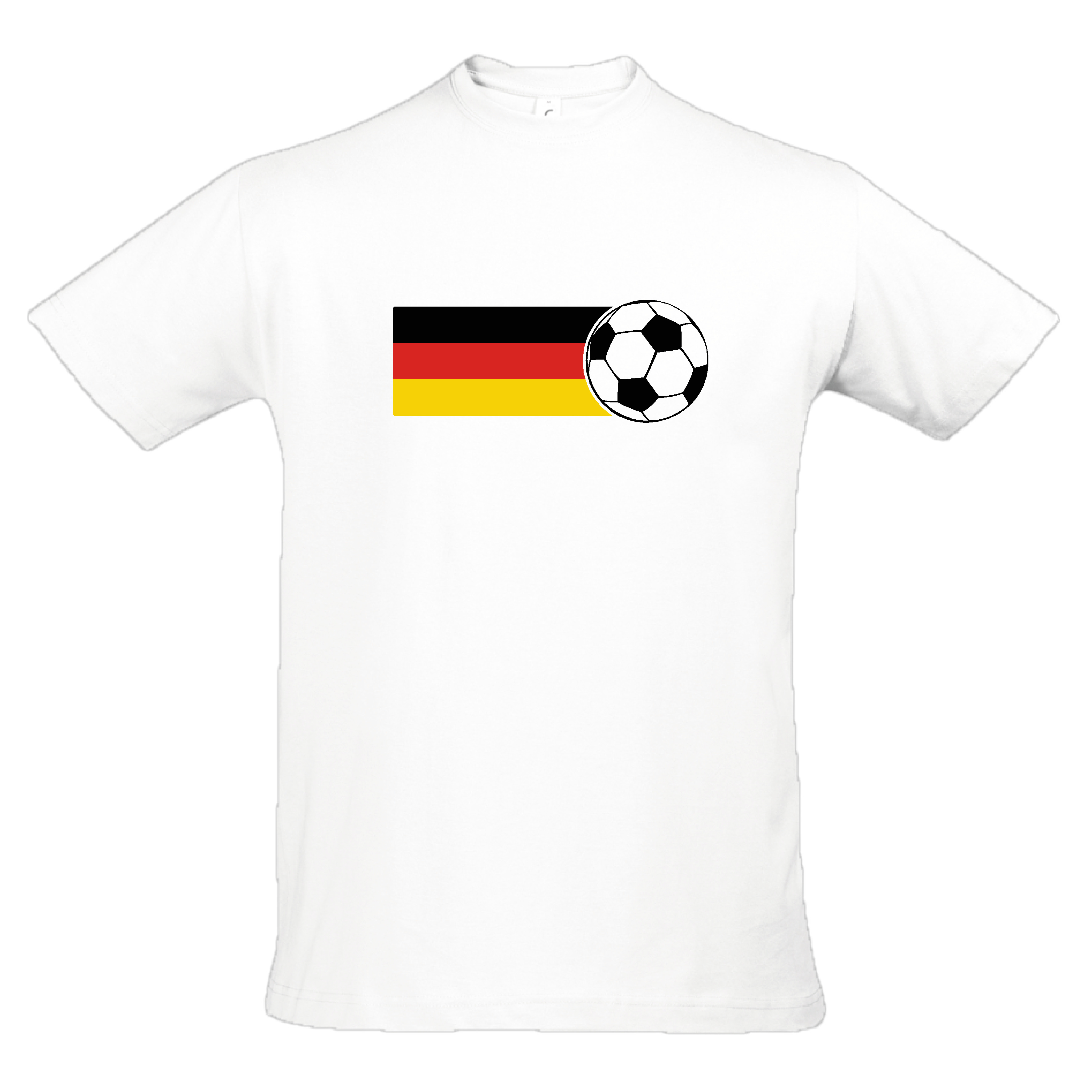 T-Shirt "Fußball, Deutschlandflagge", Kinder XXL (158/164)