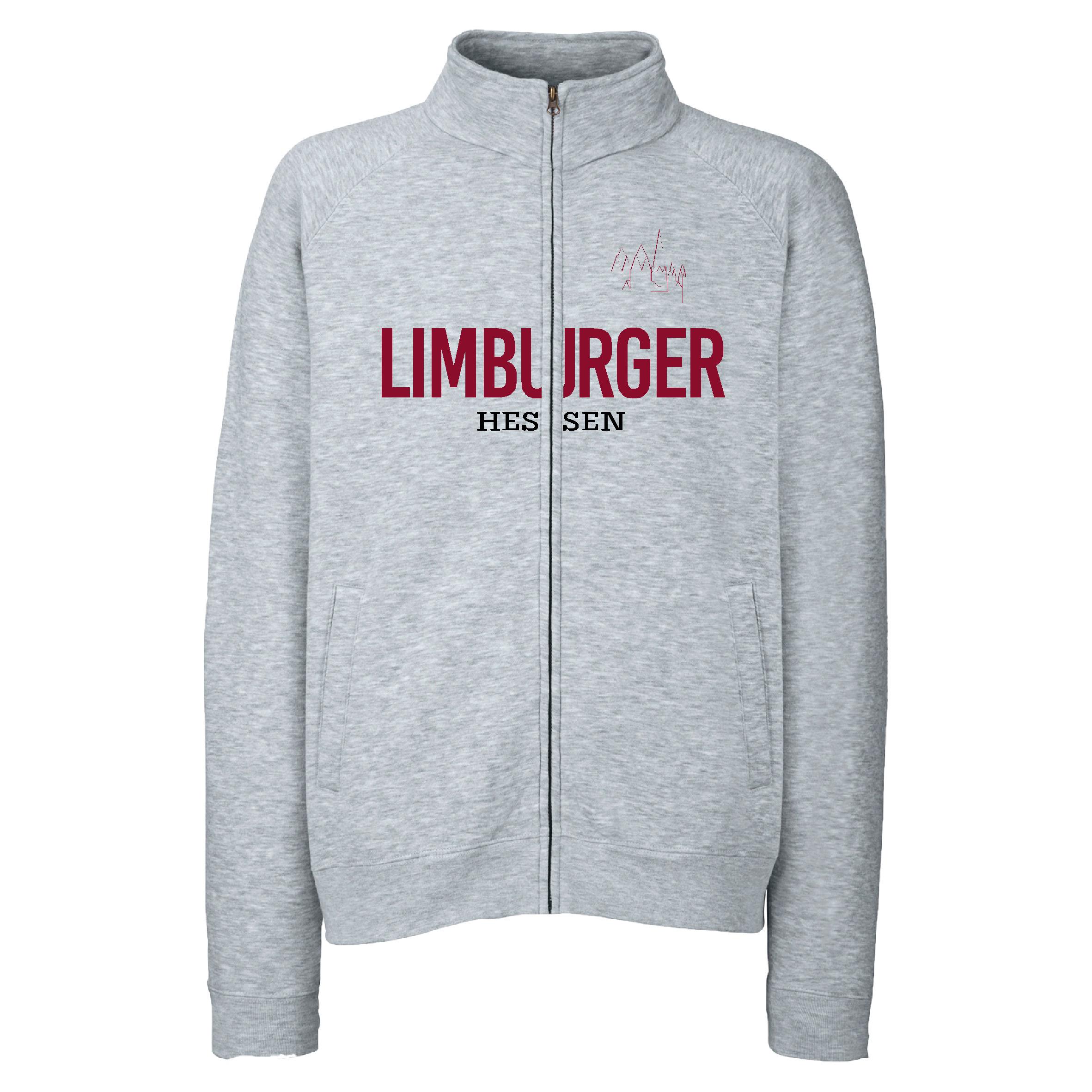 Sweat Jacke "Limburger" Unisex für Erwachsene