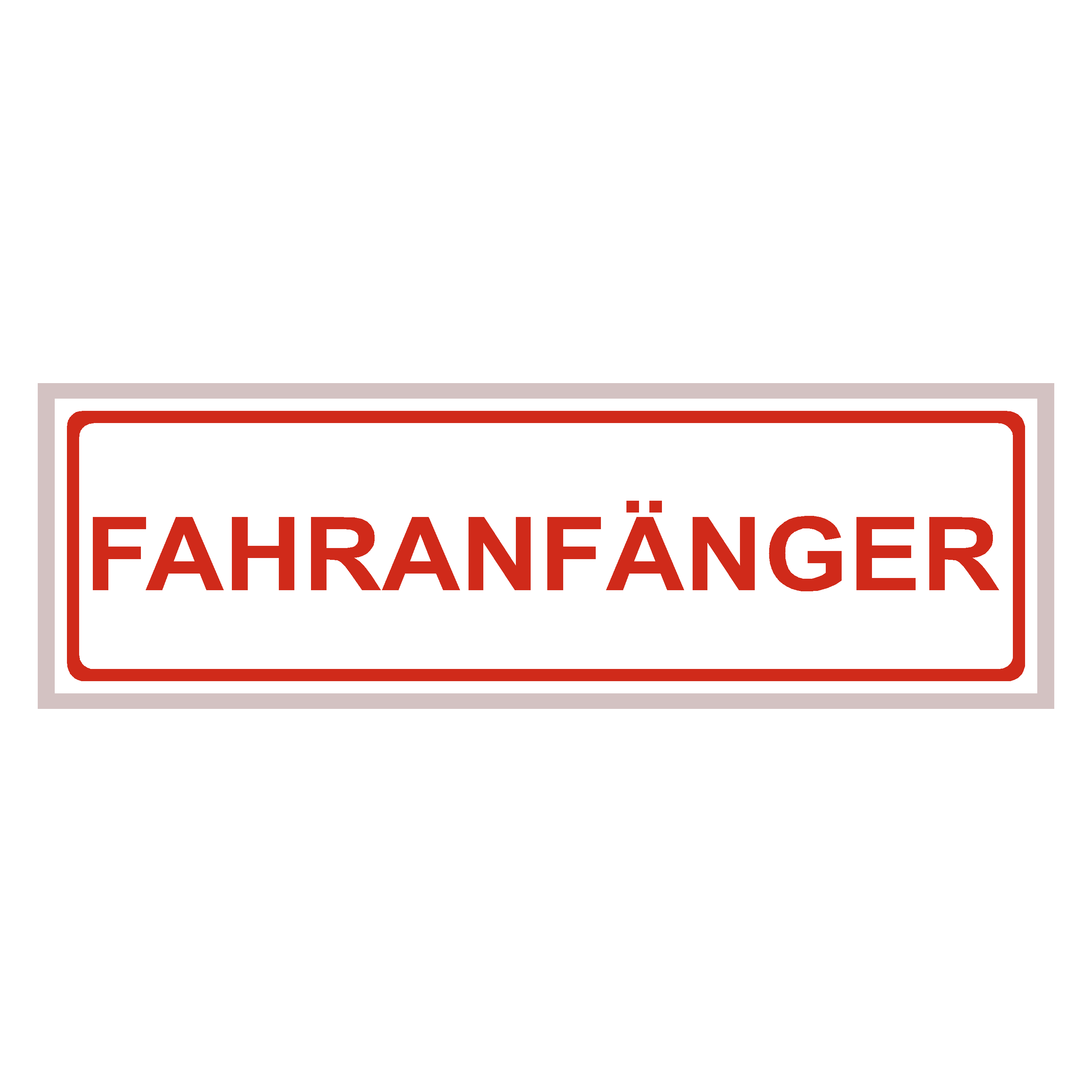 Magnetschild "Fahranfänger", Automagnet