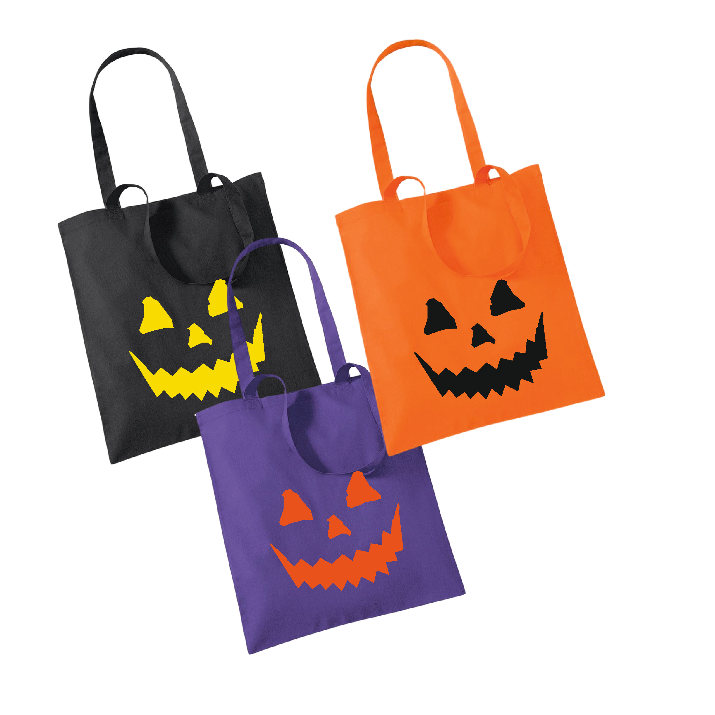 Halloween Jutebeutel "Jack o'Lantern"