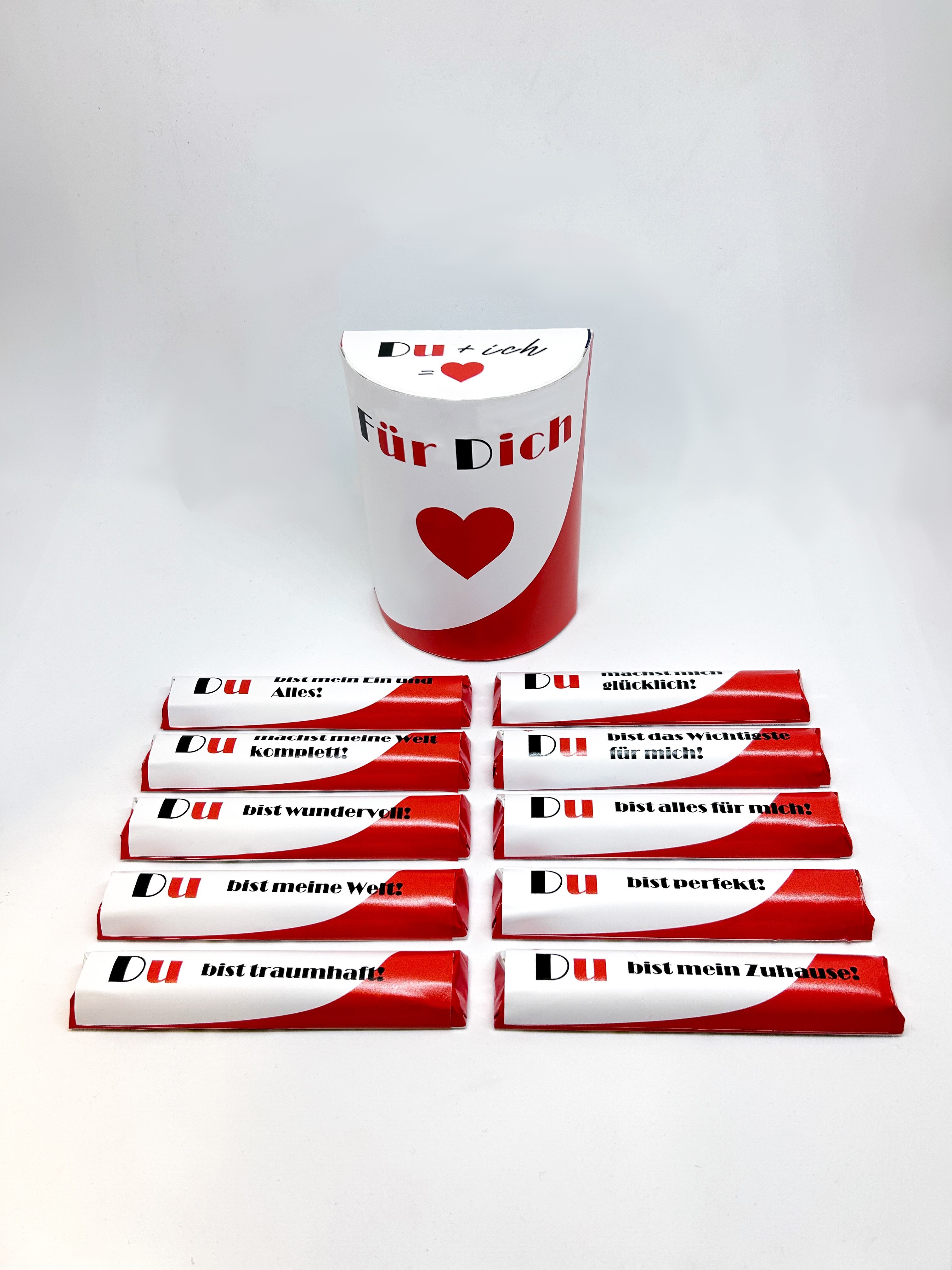 Pralinensticker (10x Pralinen, 1x Verpackung)