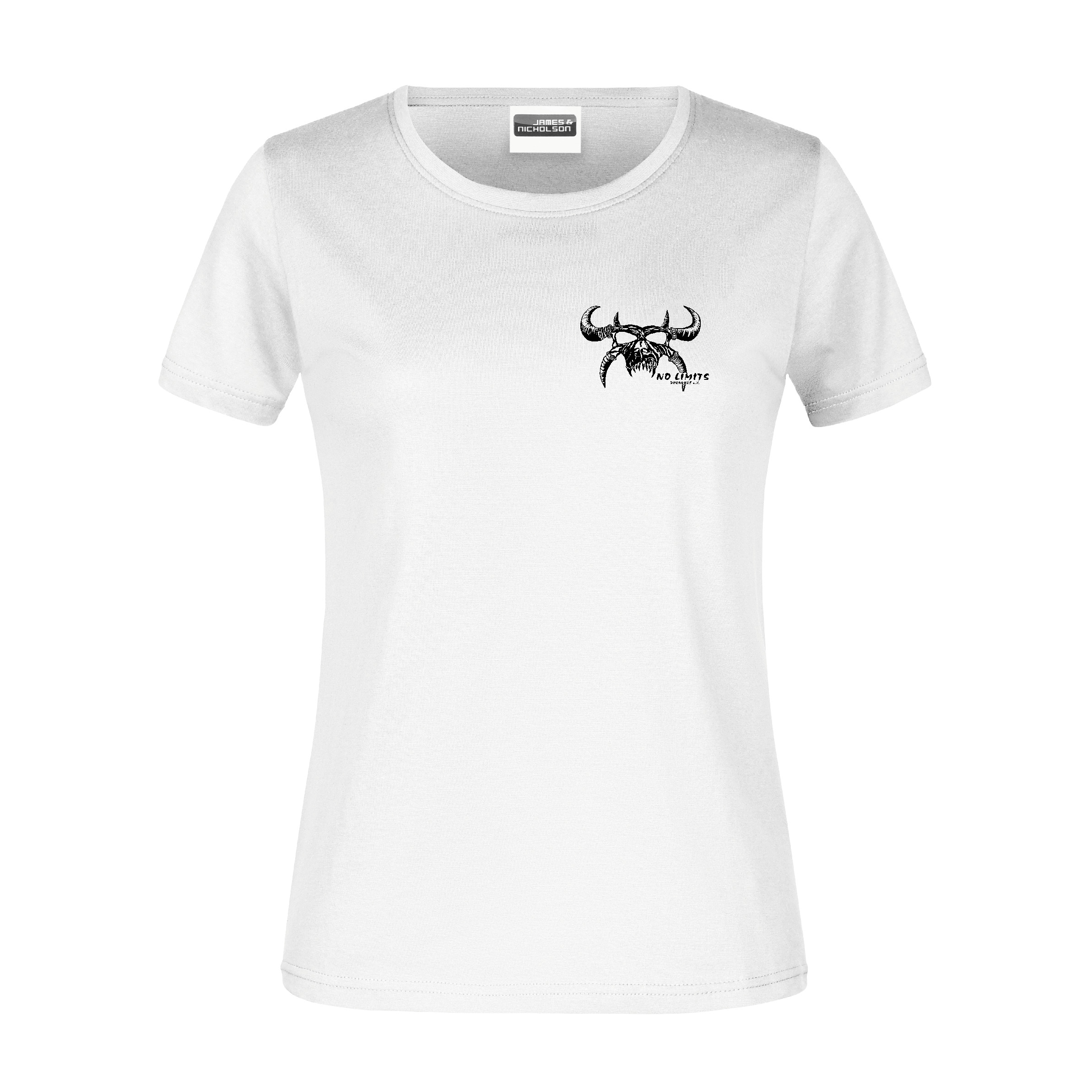 NO LIMITS Dorndorf e.V. Damen rundhals Shirt weiß-3XL