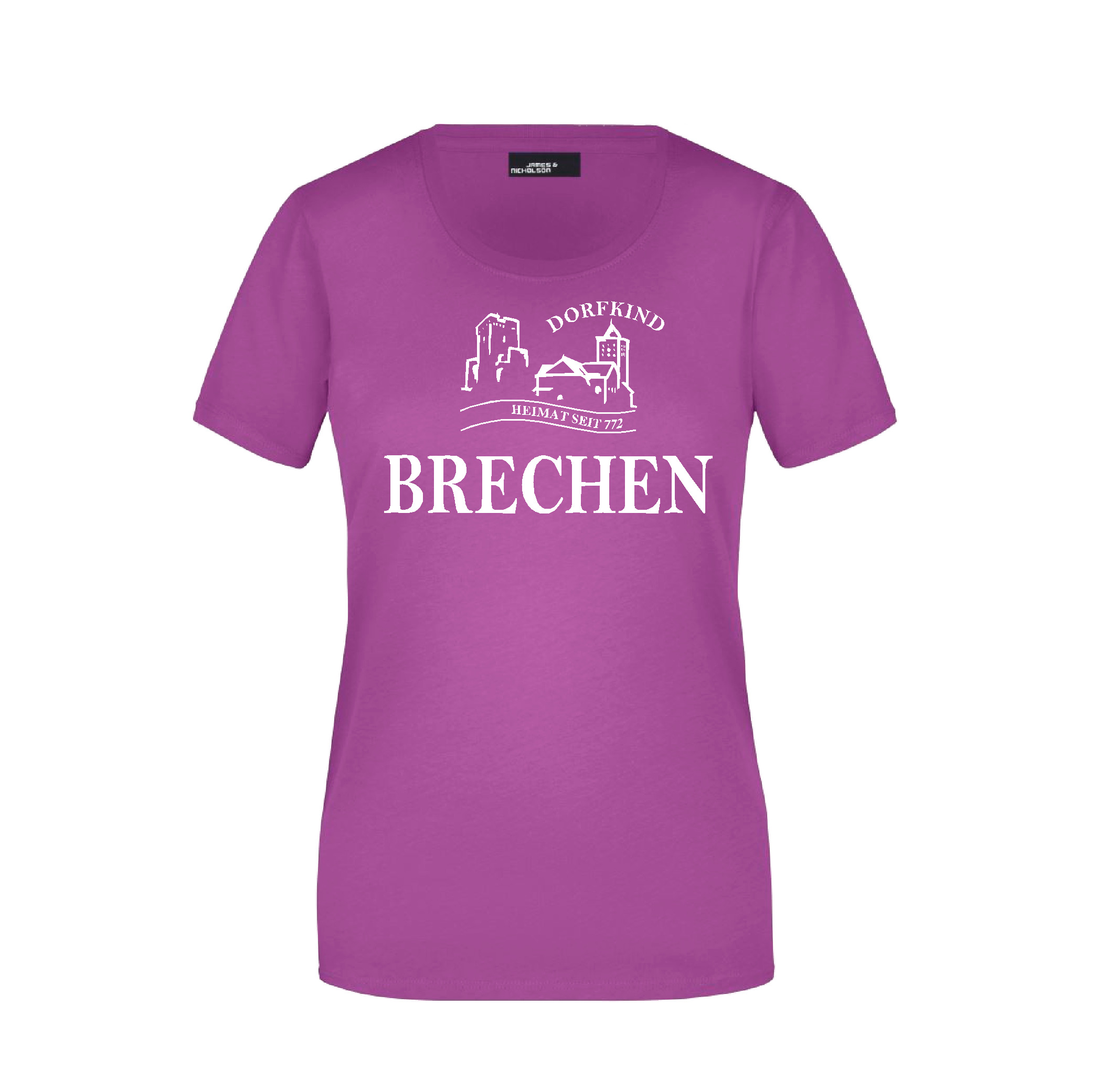 Brechen Damen T-Shirt Jubiläum Purple 3XL