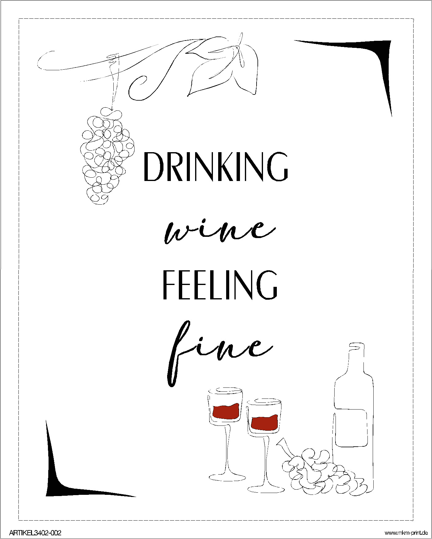 Flaschensticker für Weinliebhaber