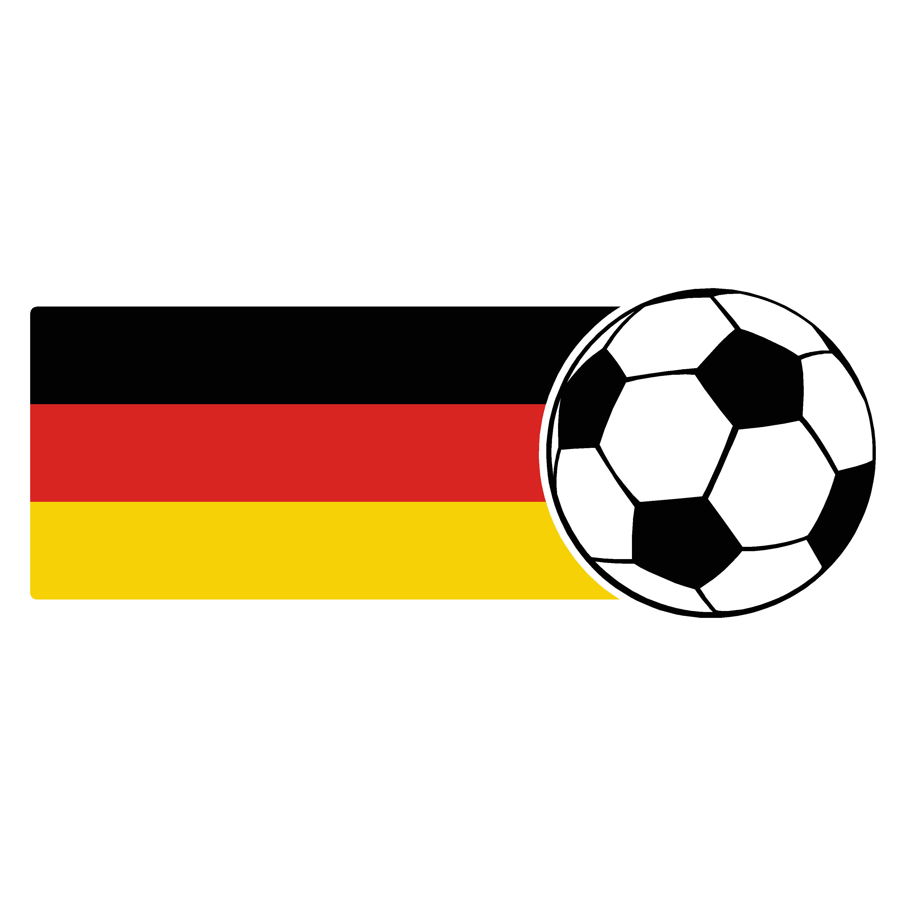 T-Shirt "Fußball, Deutschlandflagge", Kinder XXL (158/164)