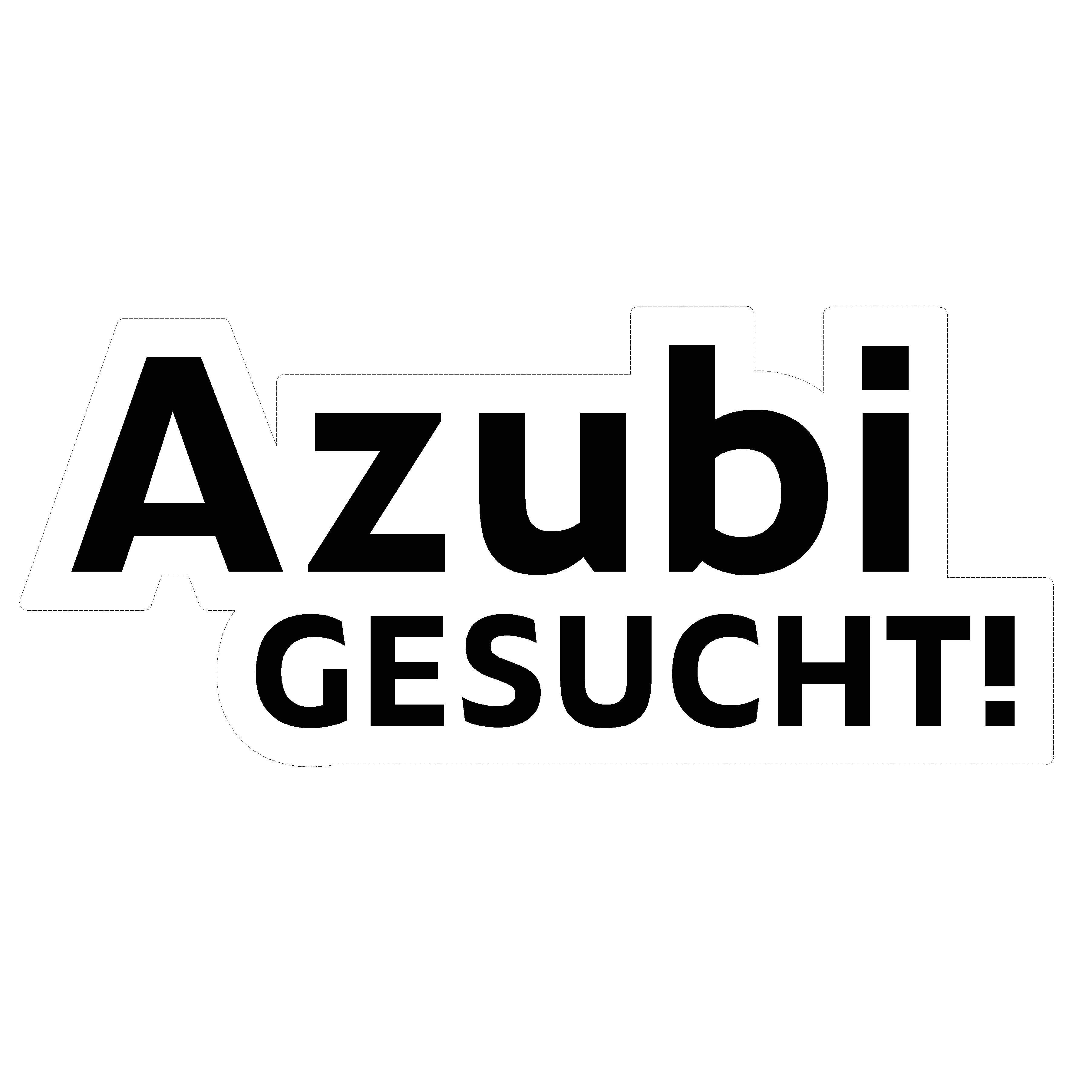 Aufkleber "Azubi gesucht!"