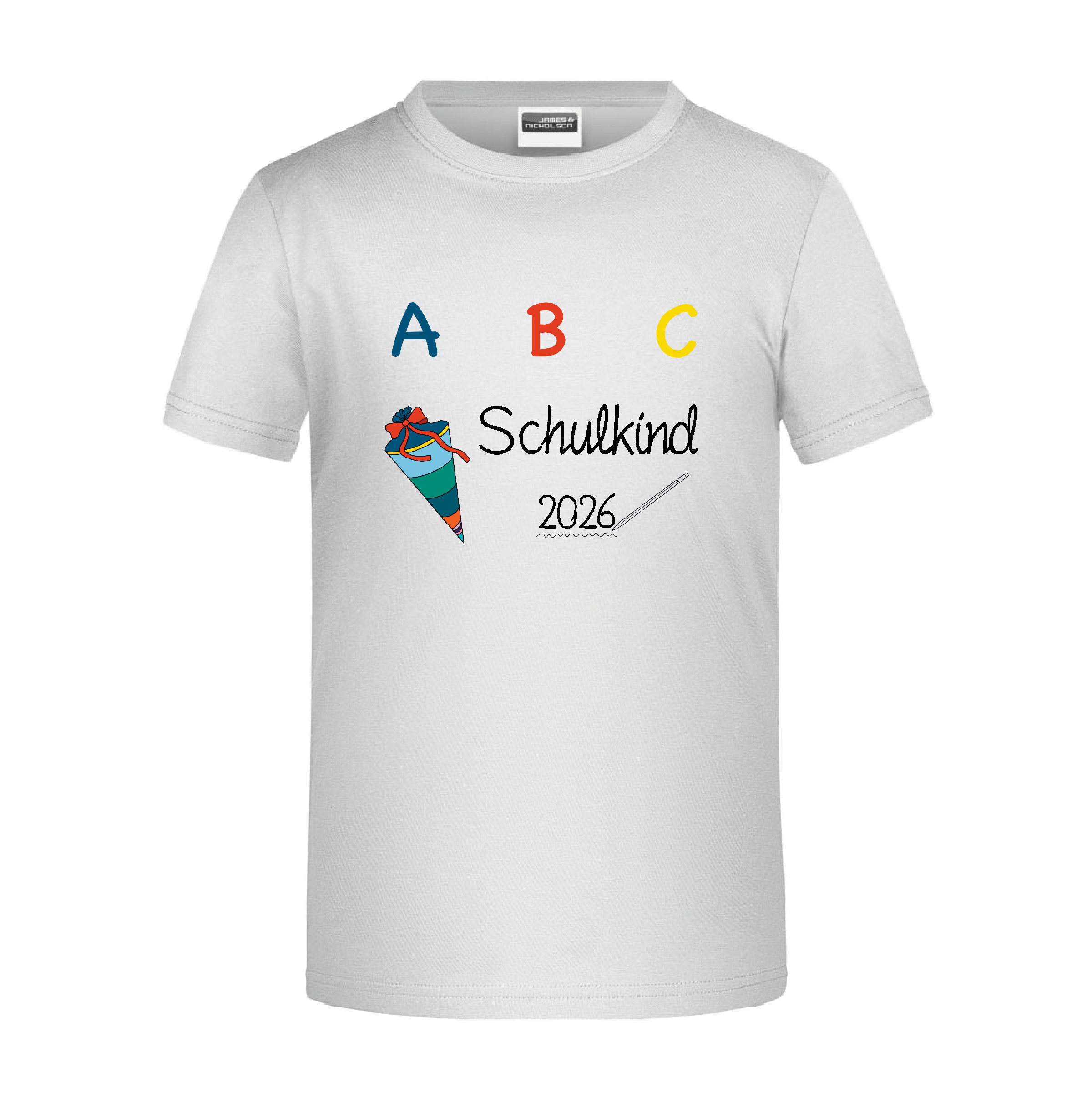 T-Shirt Kinder "Schulkind ABC"