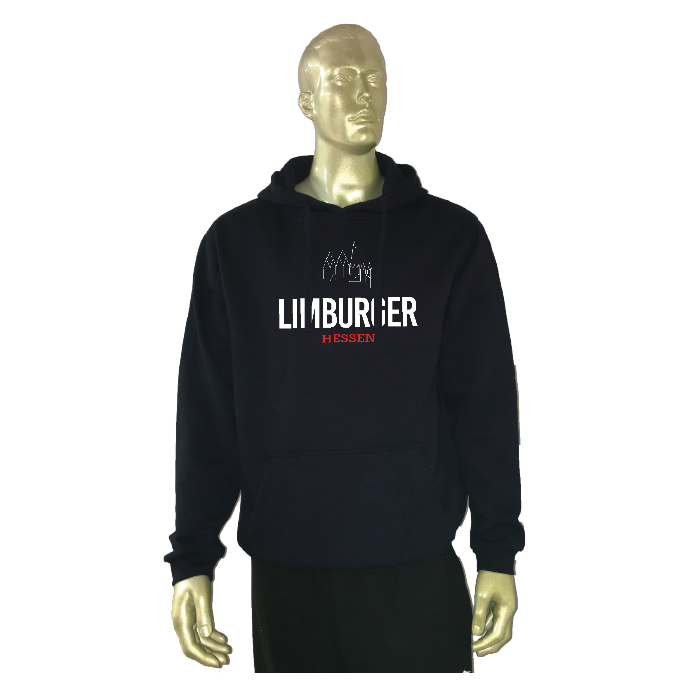 Hoodie "Limburger" Unisex ohne Dom navy (dunkelblau) 5XL