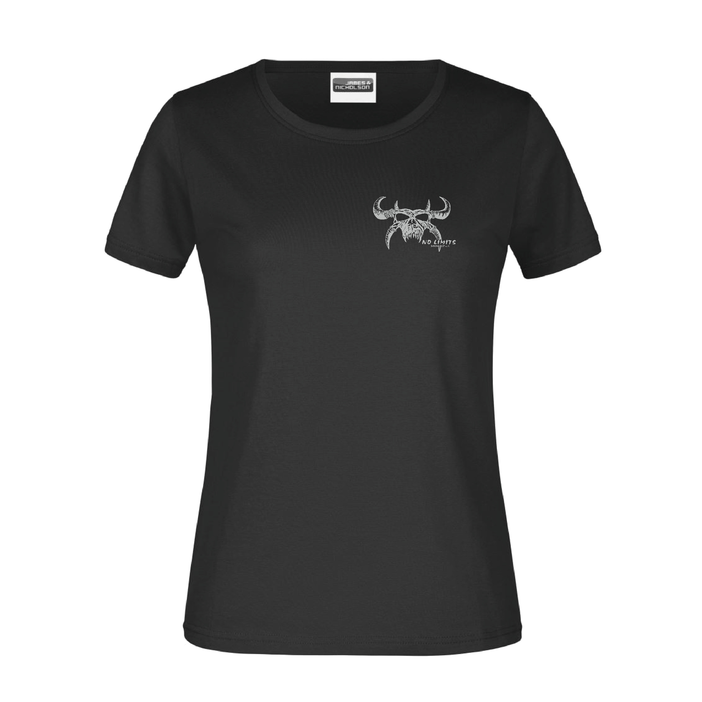 NO LIMITS Dorndorf e.V. Damen rundhals Shirt schwarz-3XL