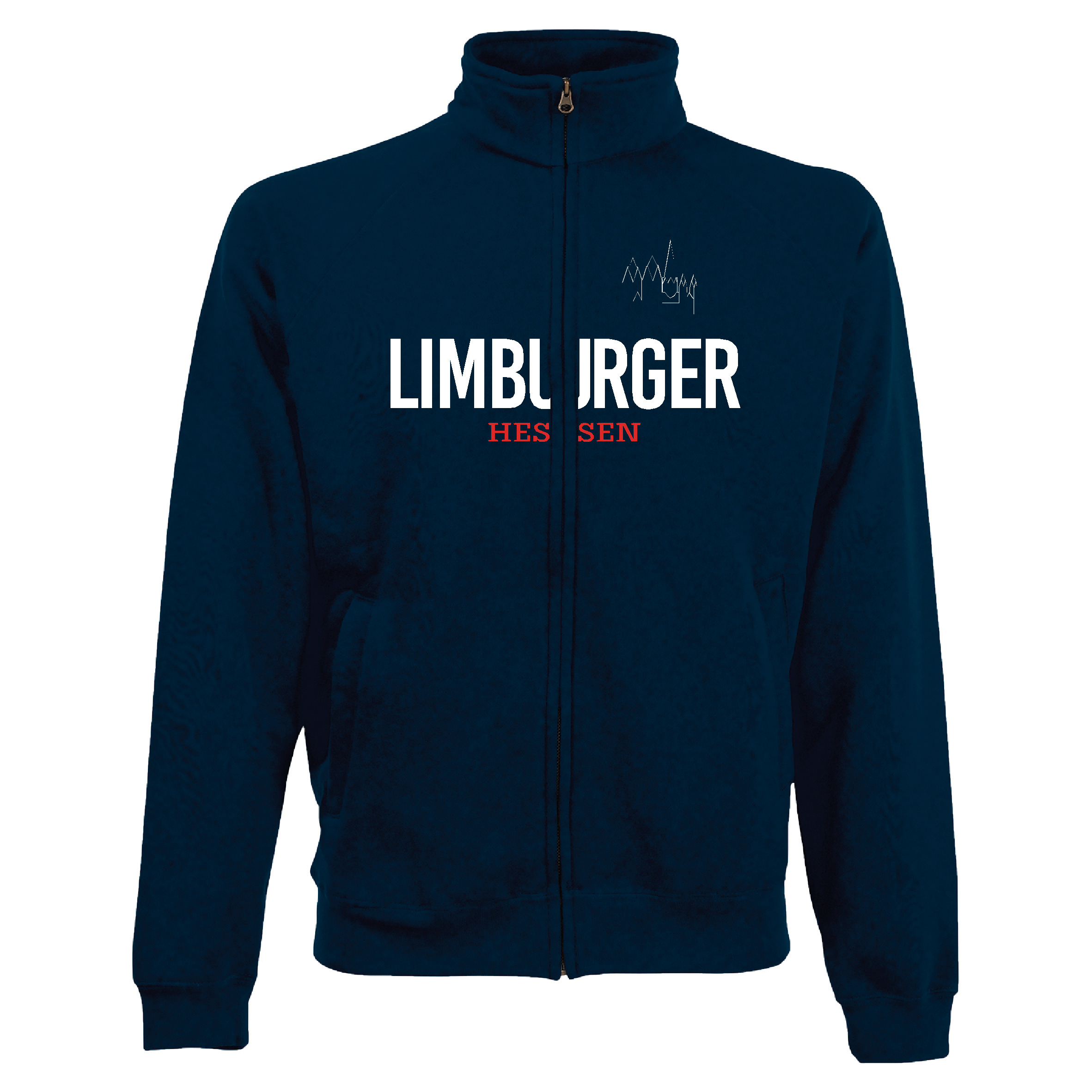 Sweat Jacke "Limburger" Unisex für Erwachsene