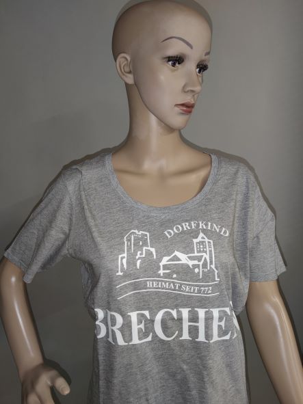 Brechen Damen T-Shirt Jubiläum Grey-Heather 3XL