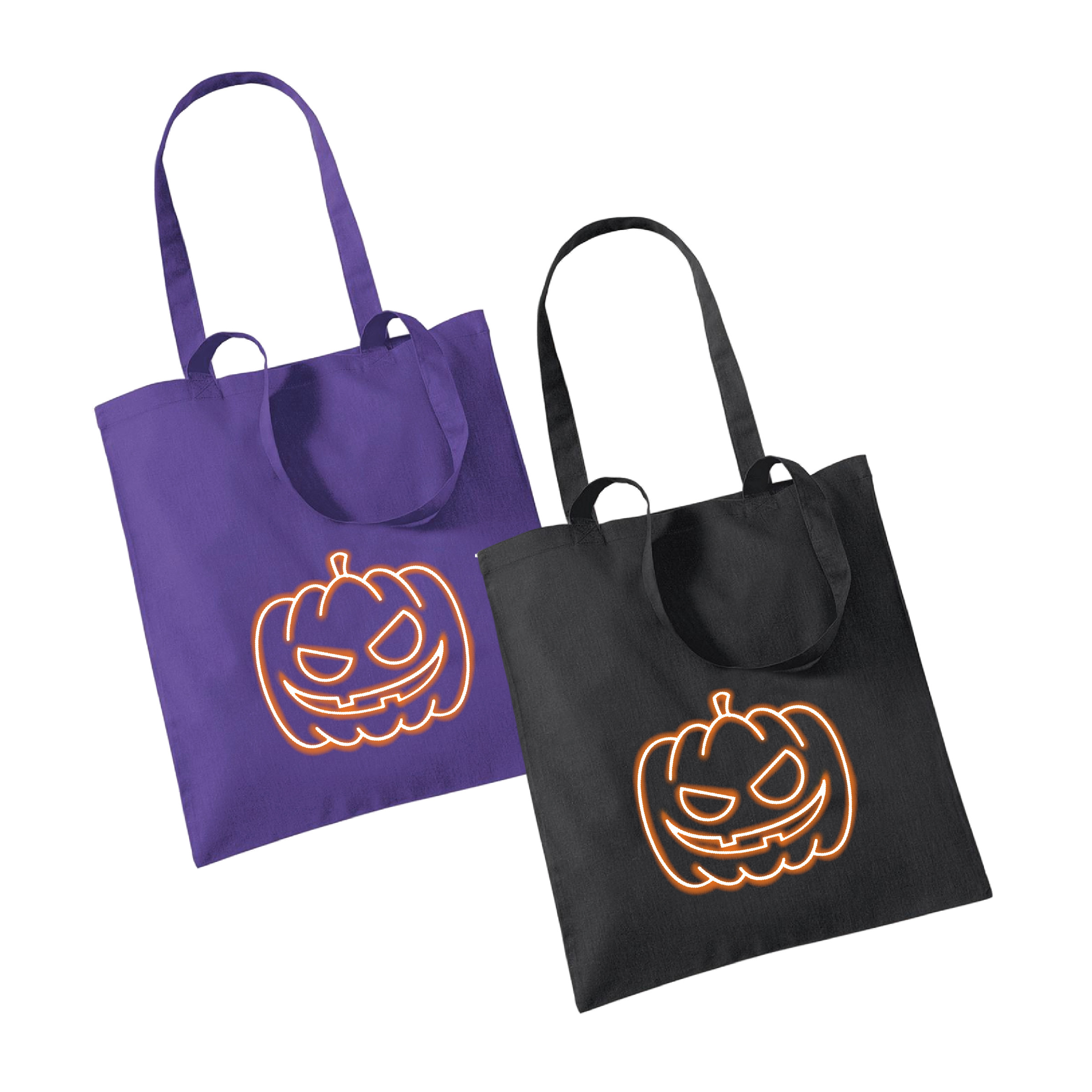 Halloween Jutebeutel "Kürbis"