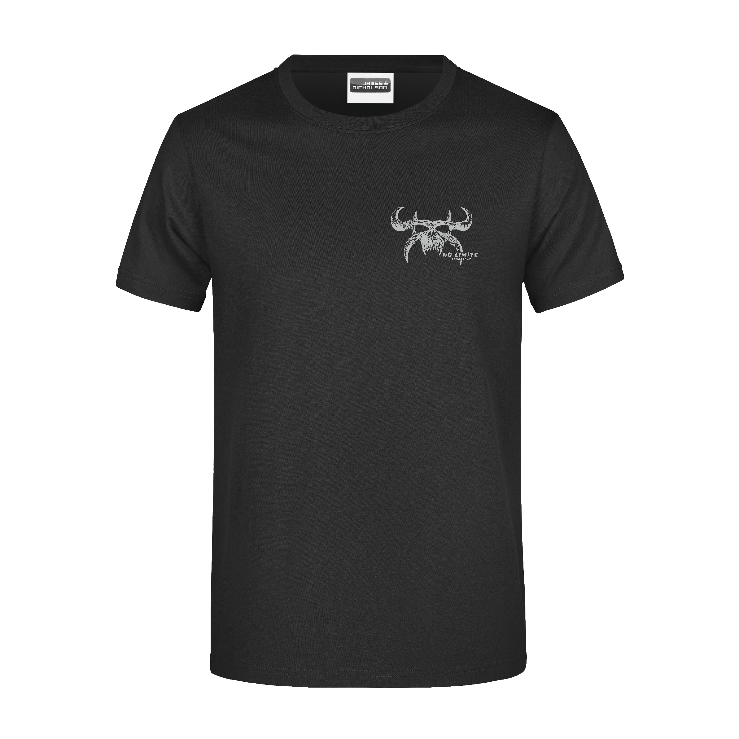 NO LIMITS Dorndorf e.V. Unisex rundhals Shirt schwarz-5XL