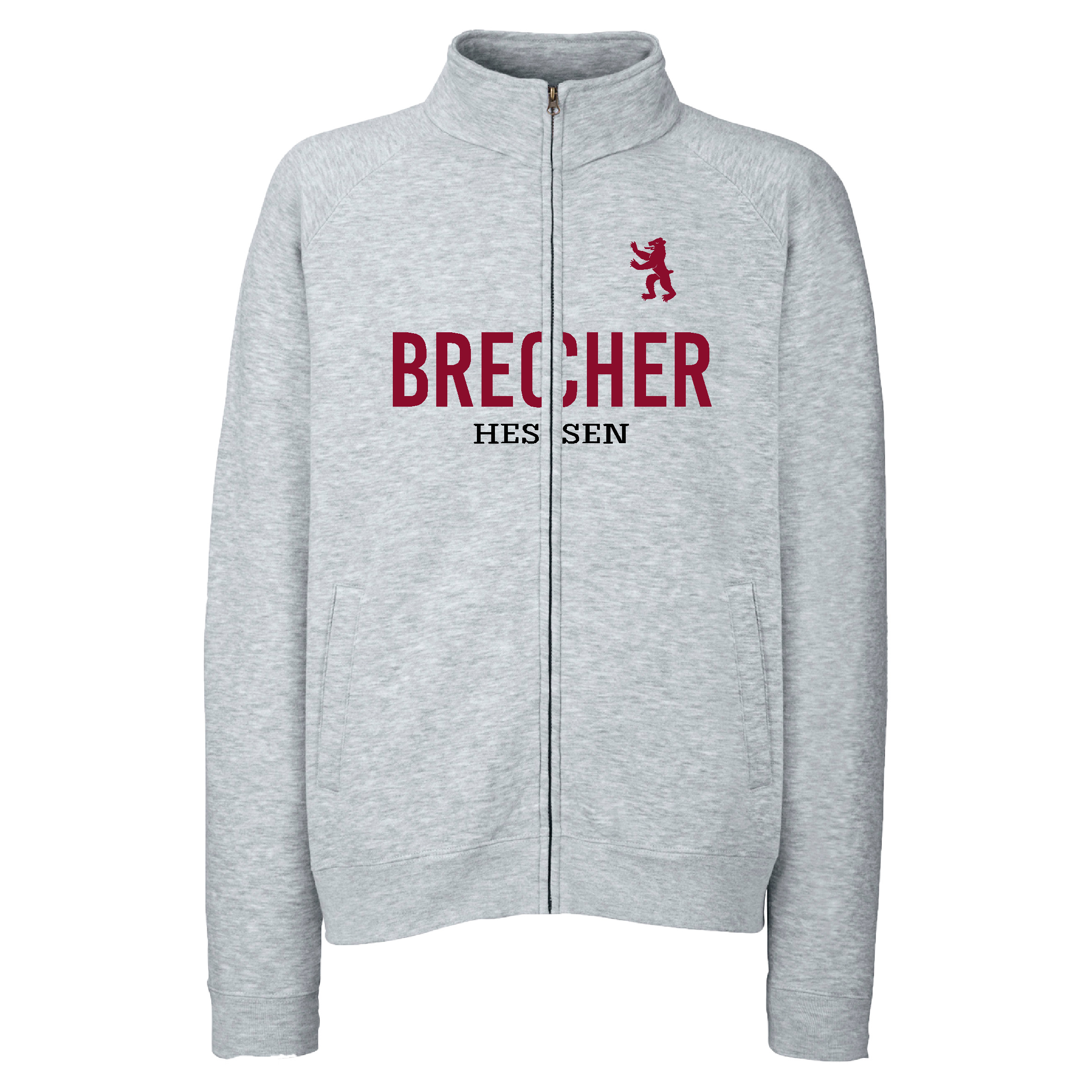 Sweat Jacke "Brecher" Unisex für Erwachsene ohne Bär navy (dunkelblau) XXL