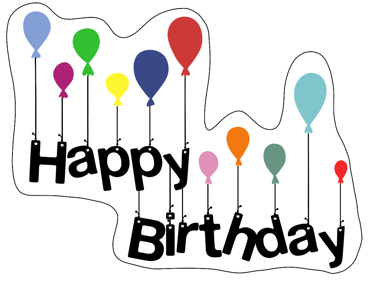 36 Stk. Geburtstagssticker Mix