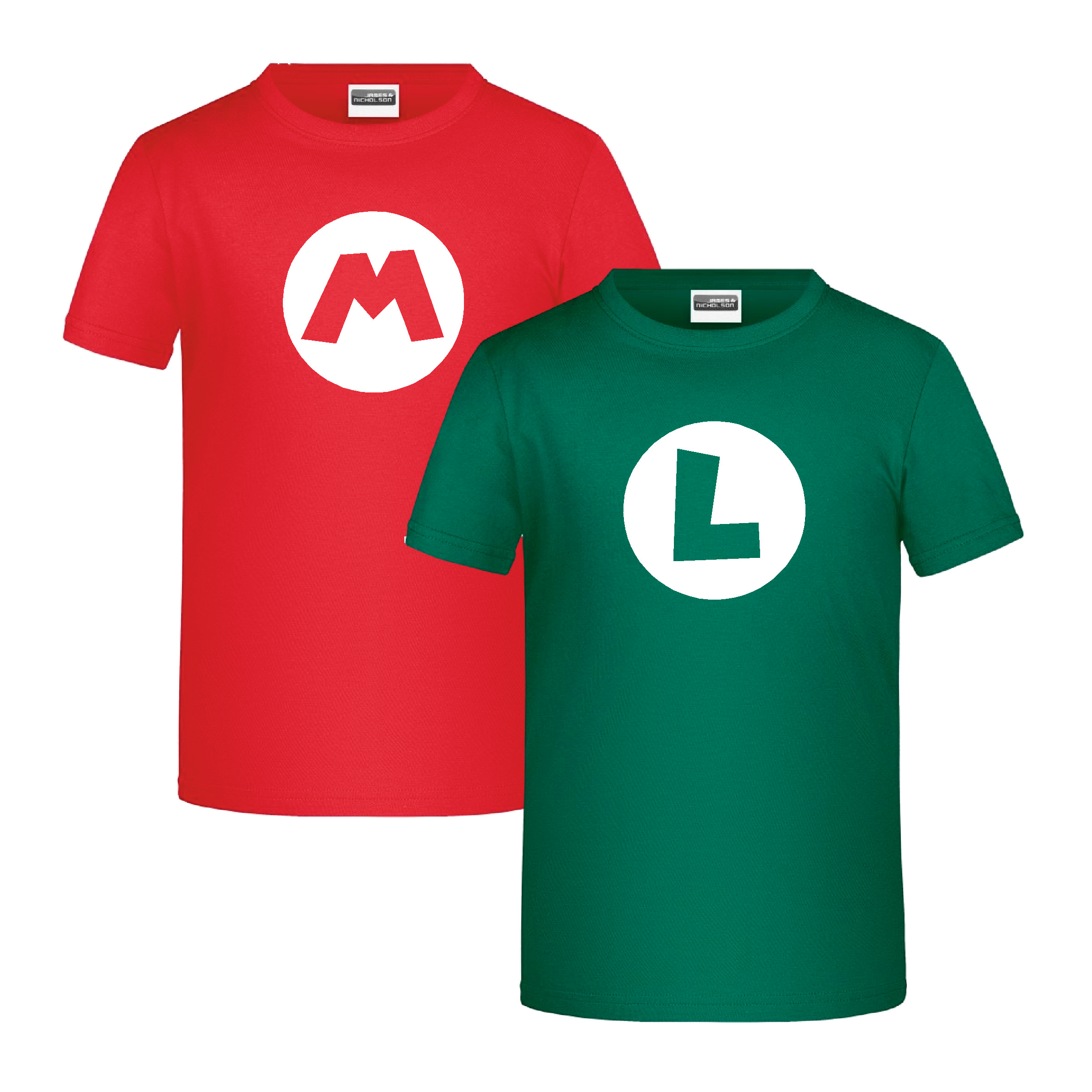 T-Shirt Mario und Luigi