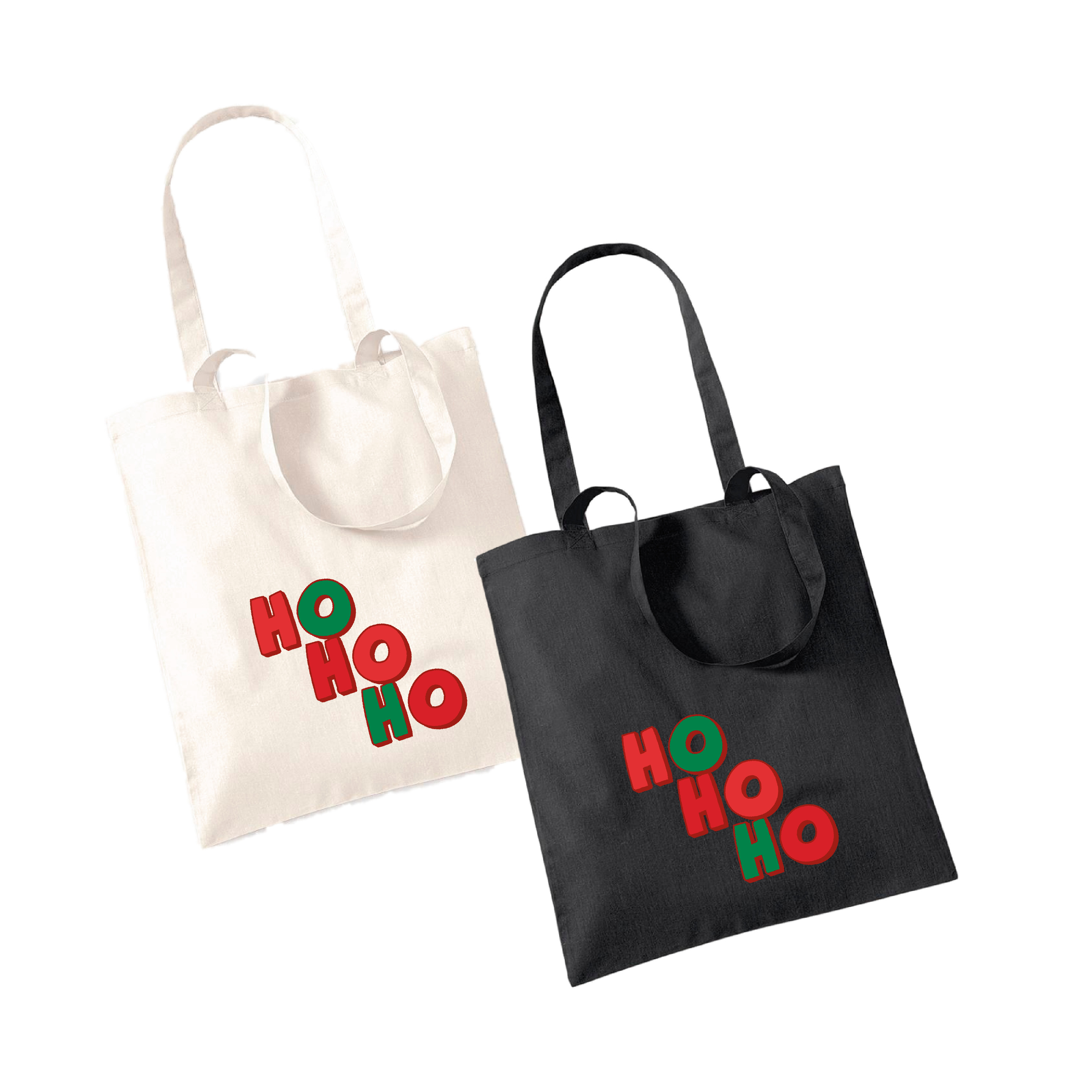 Jutebeutel Weihnachten "HoHoHo"