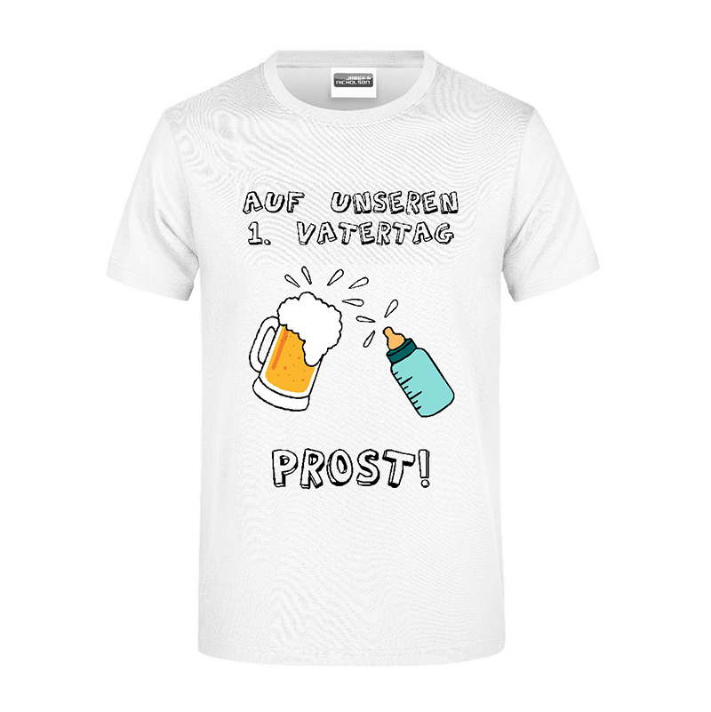 Vatertag T-Shirt "Auf unseren ersten Vatertag"