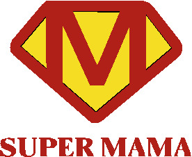 Muttertag T-Shirt "Supermama"