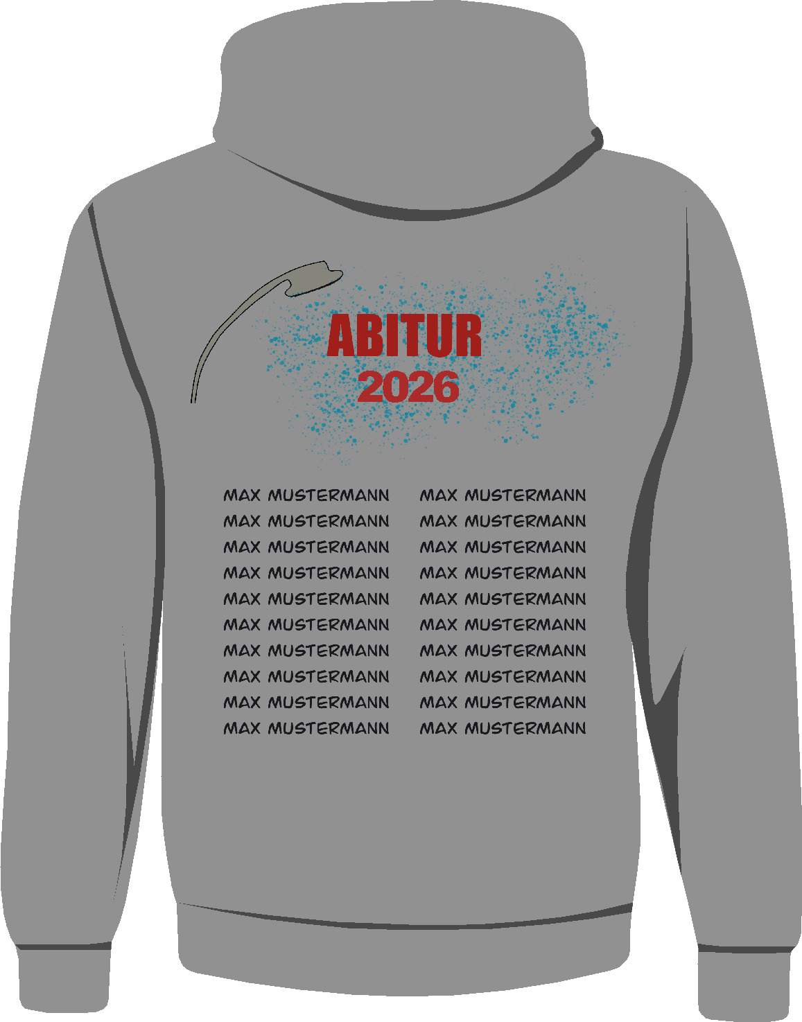 Hoodie DuschkABIne 5XL-mit