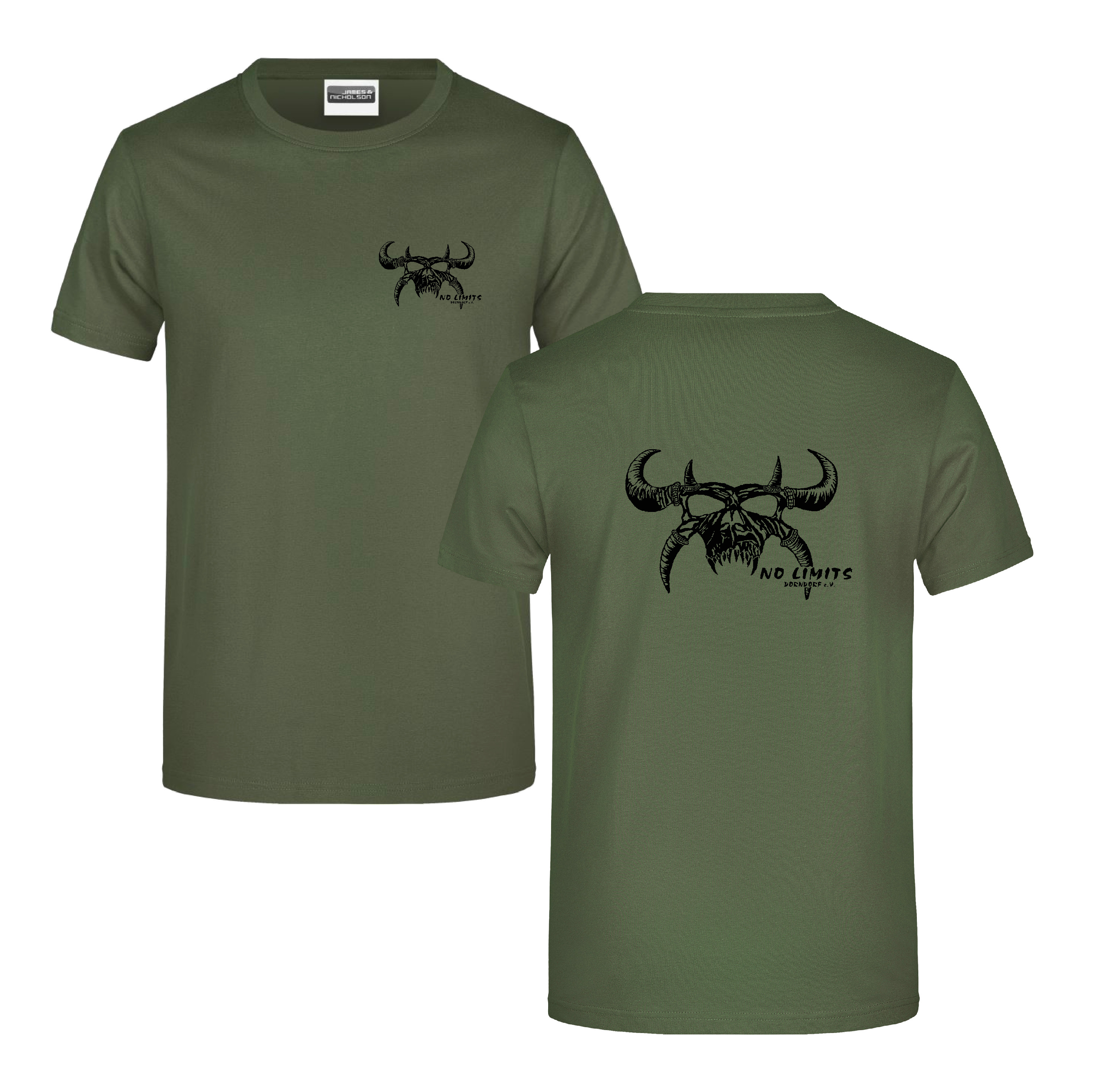 NO LIMITS Dorndorf e.V. Unisex rundhals Shirt