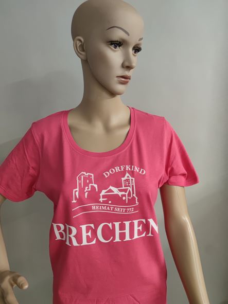 Brechen Damen T-Shirt Jubiläum Pink 3XL