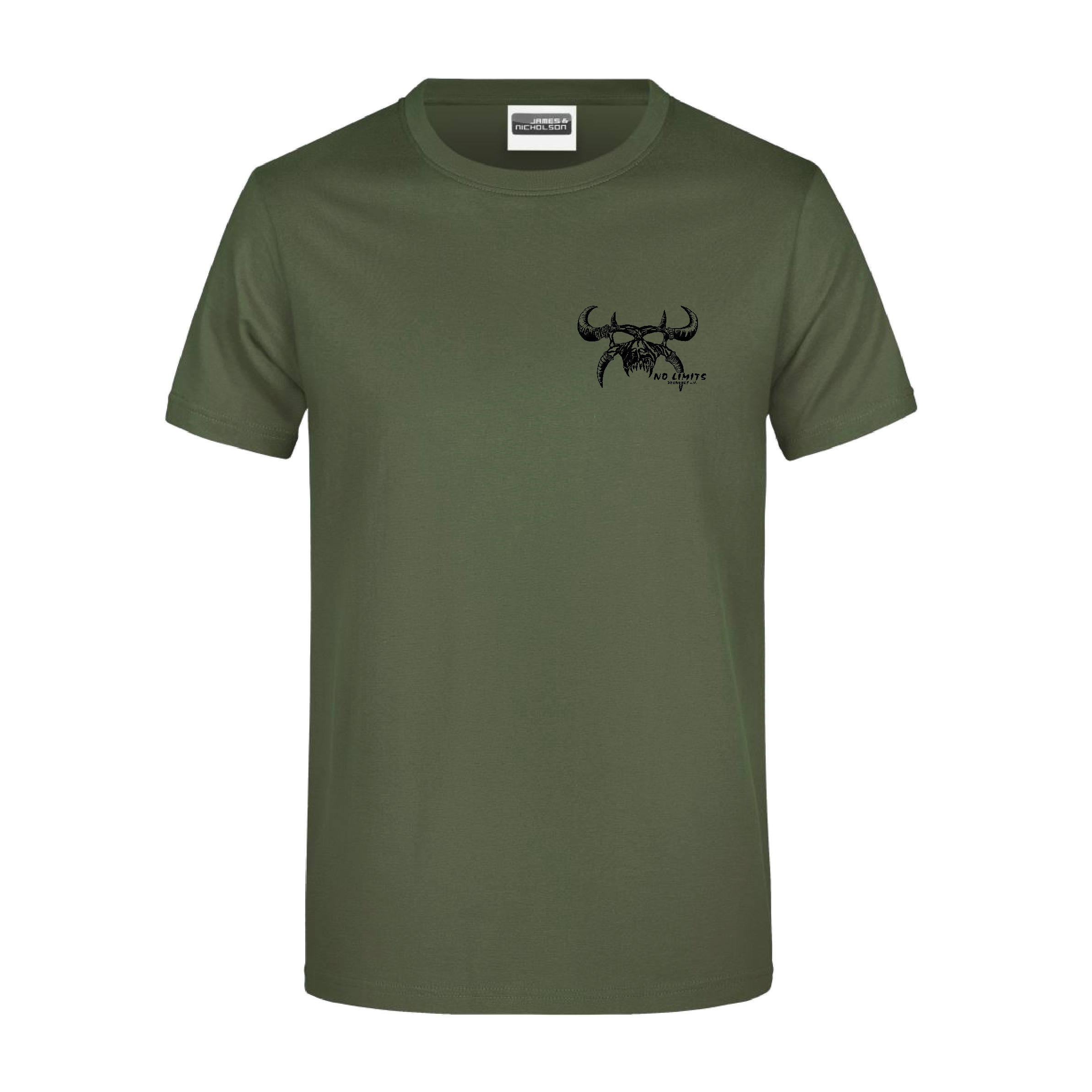 NO LIMITS Dorndorf e.V. Unisex rundhals Shirt olive-5XL