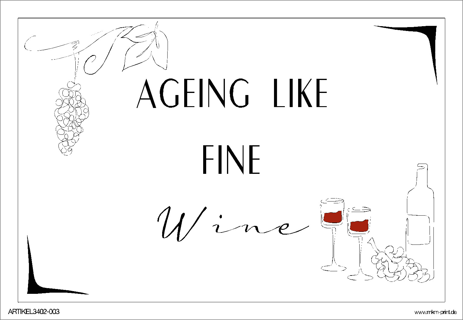 Flaschensticker für Weinliebhaber