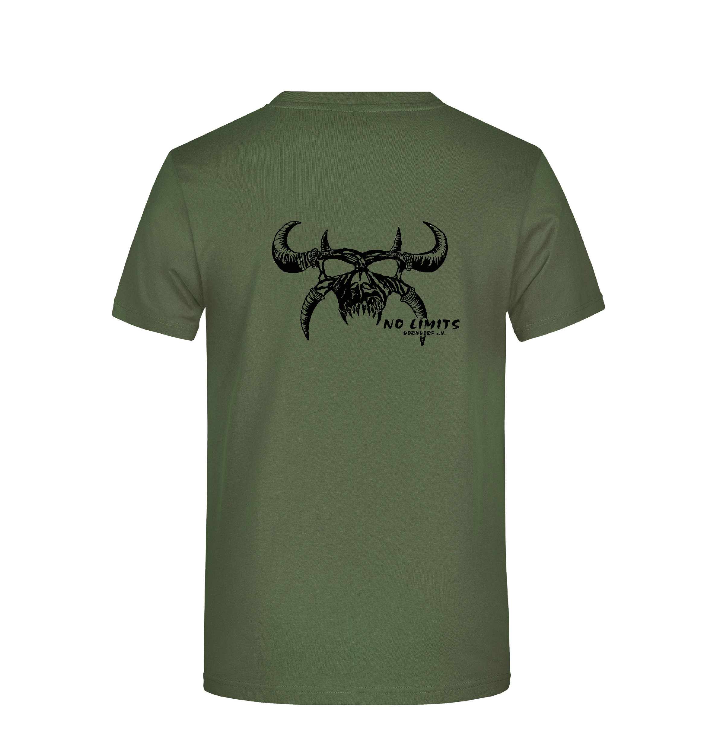 NO LIMITS Dorndorf e.V. Unisex rundhals Shirt olive-5XL