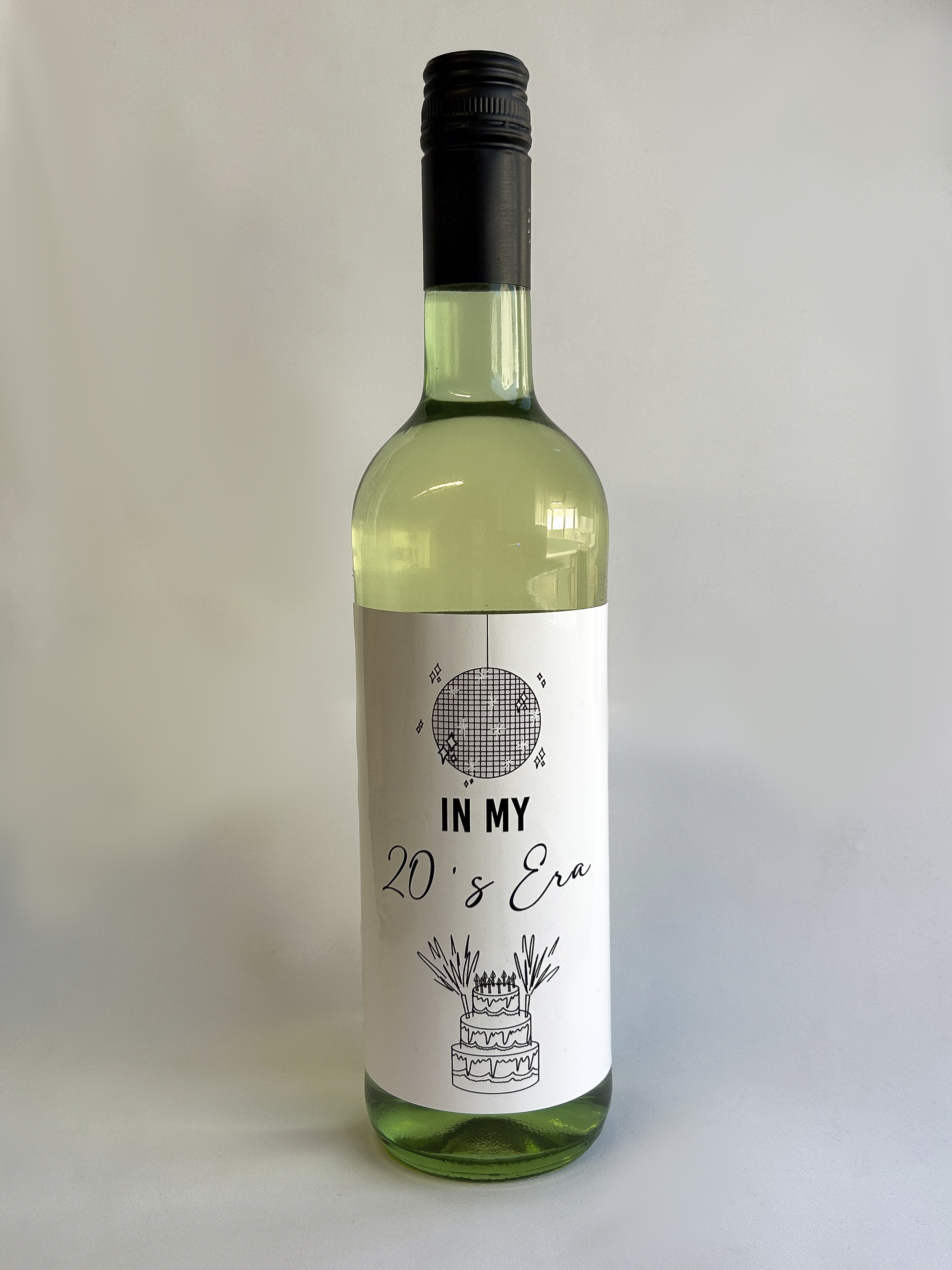 Flaschensticker "In my 20's Era"