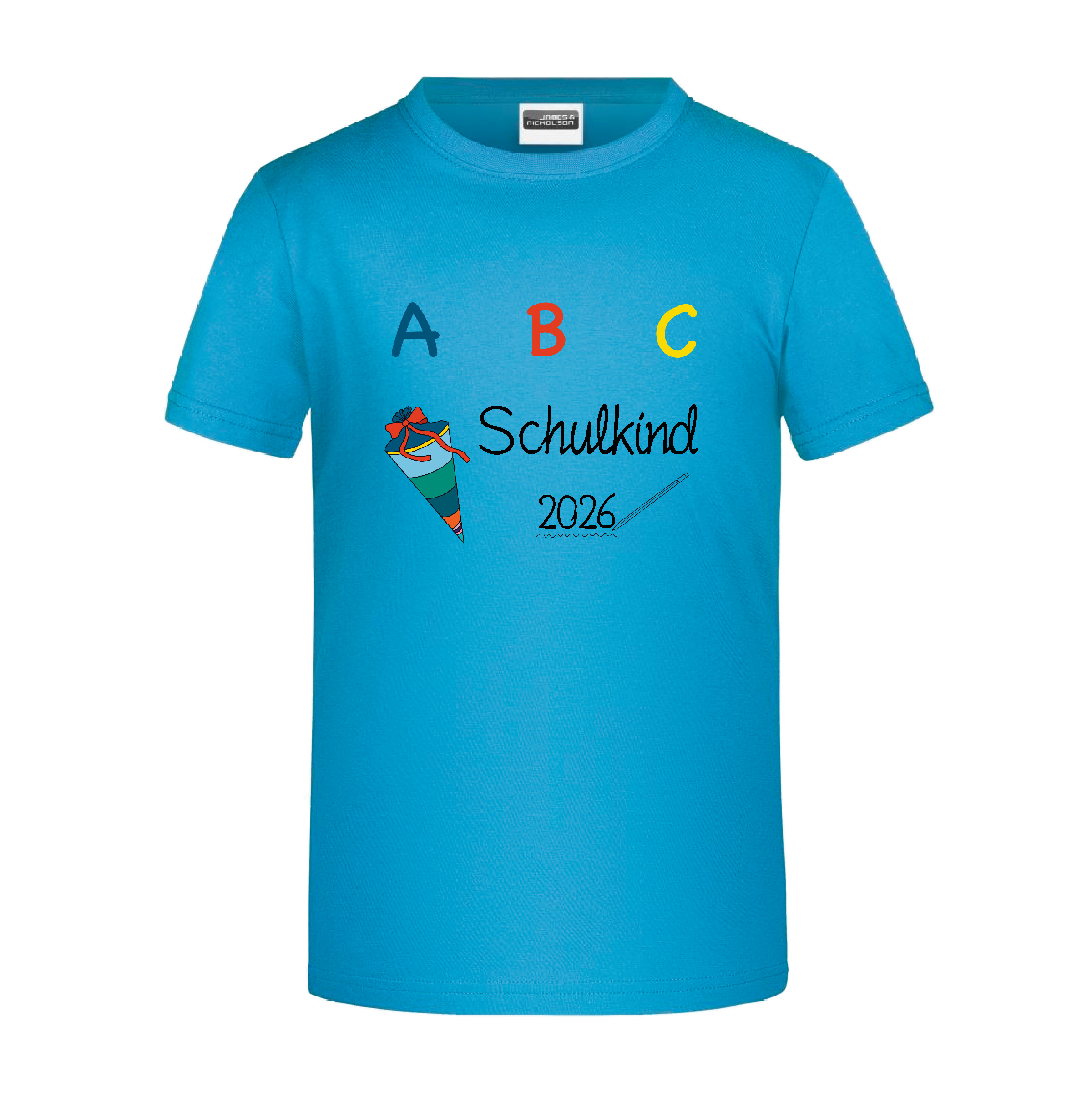 T-Shirt Kinder "Schulkind ABC"
