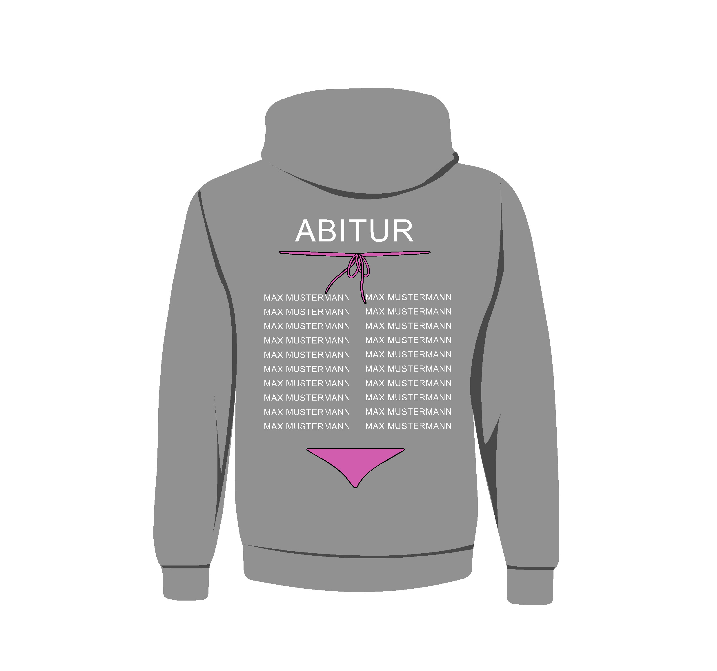 Hoodie ABIkini 5XL-ohne