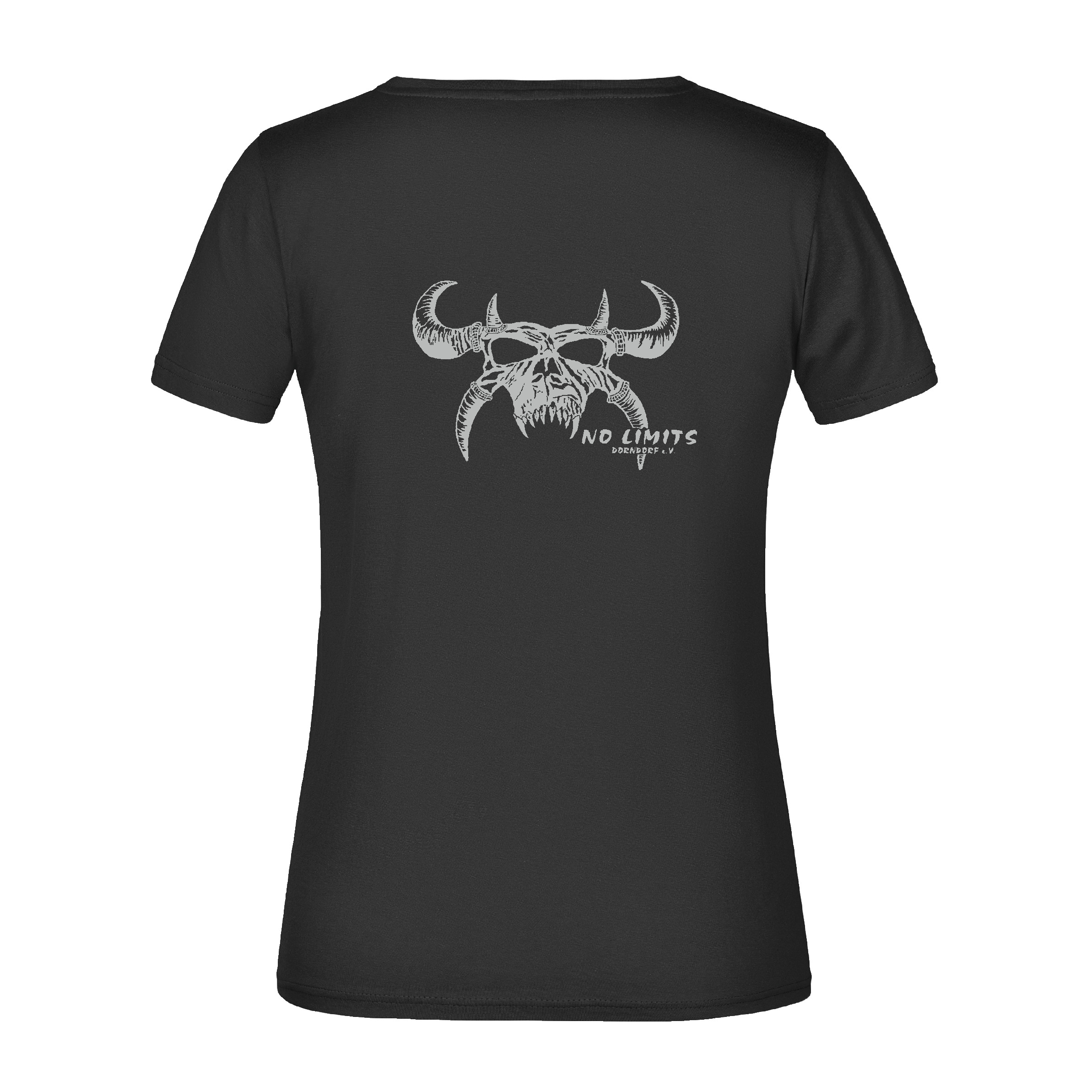 NO LIMITS Dorndorf e.V. Damen V-neck Shirt schwarz-XXL